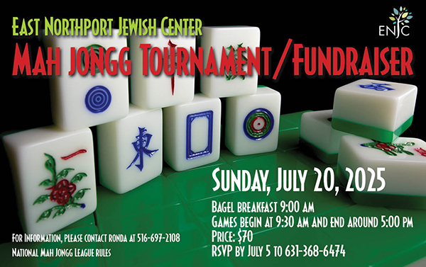 Register for our Mah Jongg Tournament!